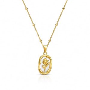 Tulip Grace Pendant Necklace