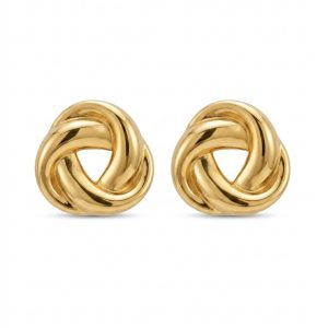 Infinity Knot Stud Earrings